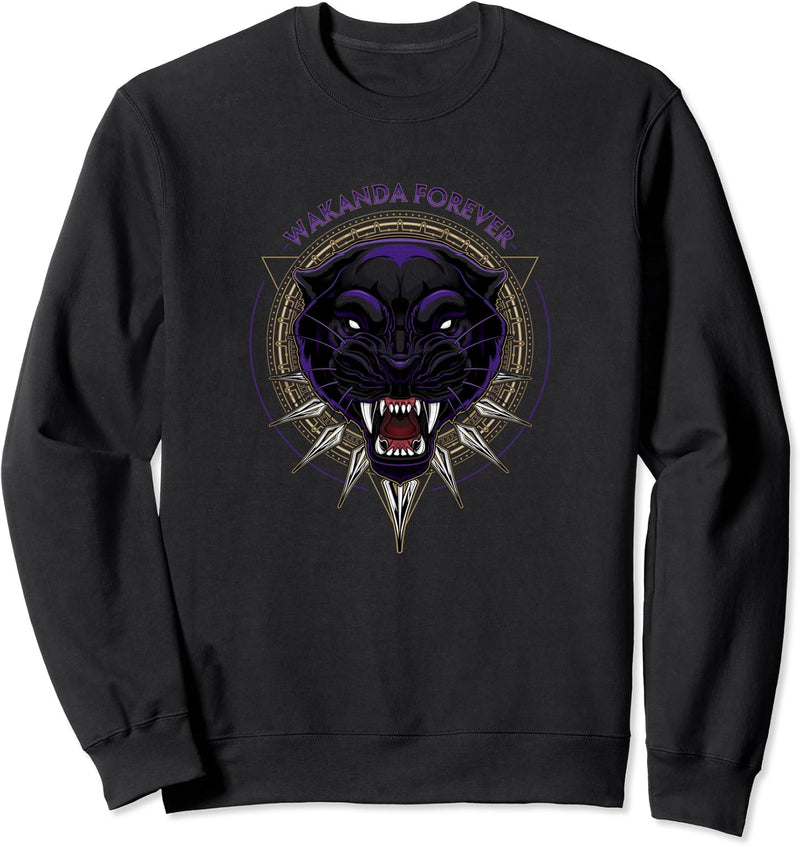 Marvel Black Panther Wakanda Forever Circle Sweatshirt