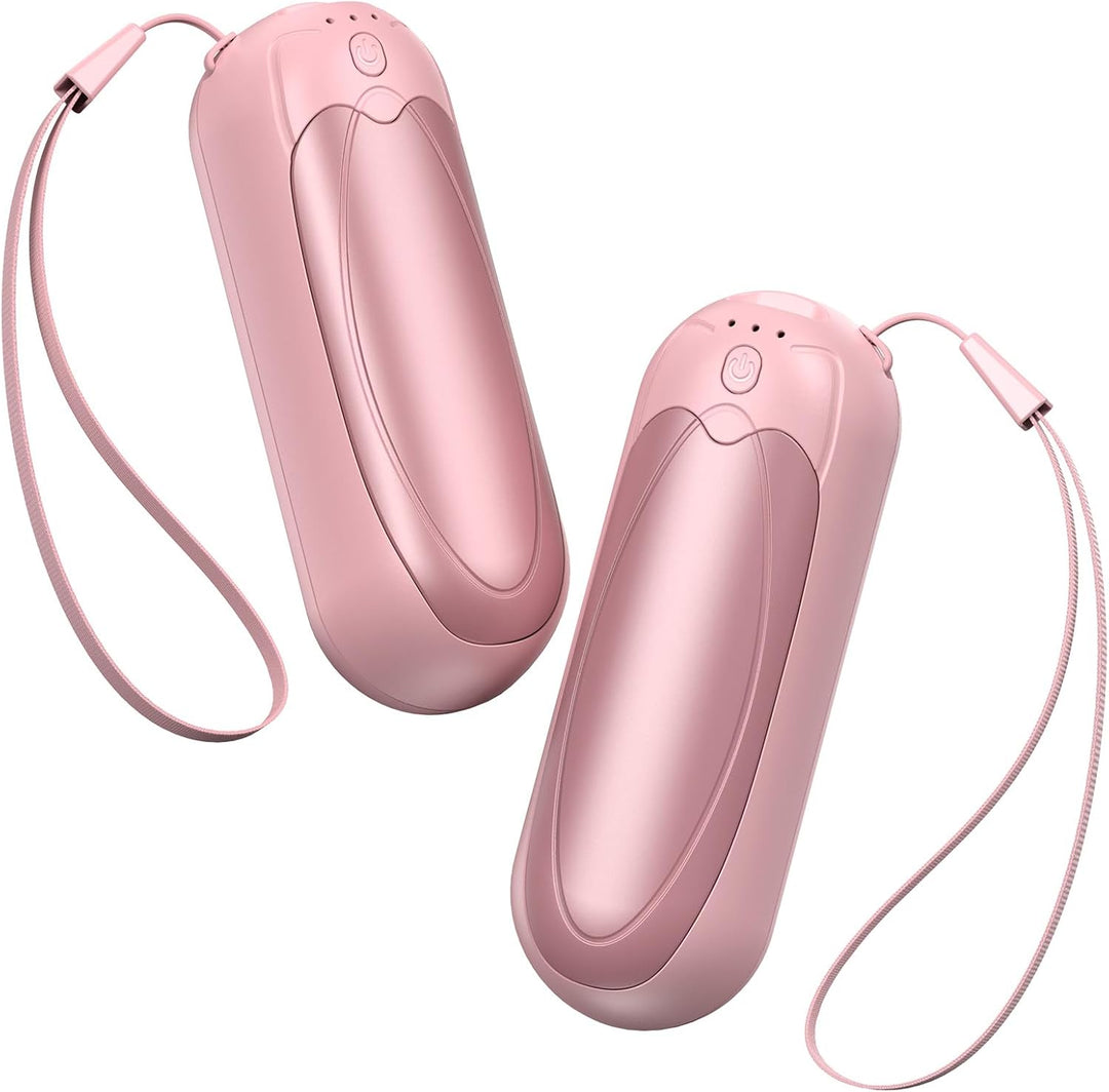 Handwärmer Wiederaufladbar 2er-Set, 7000mAh Elektrische Taschenwärmer mit 3 Heizstufen, Tragbare Mag