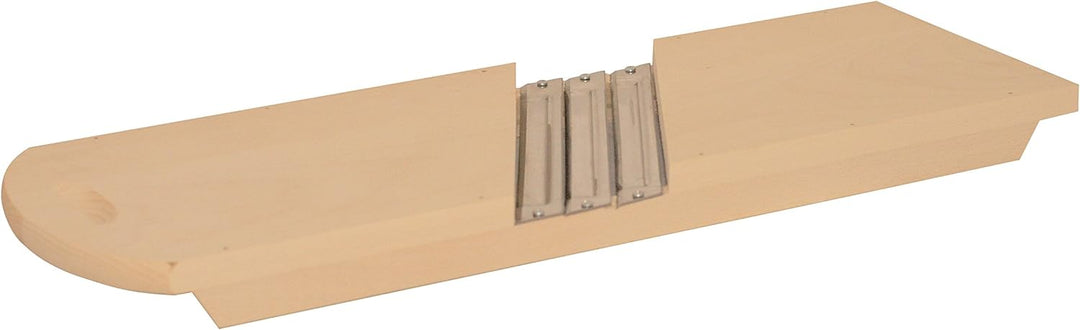 K&K Krauthobel / Krautschneider mittel, 60 x 24 cm, aus hochwertigem Pappelholz Typ Classic