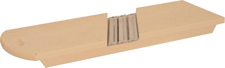 K&K Keramik Kerazo 55 cm Krauthobel Gemüsehobel Kohlhobel Krautschneider Hobel Reibe Holz: Buche mit