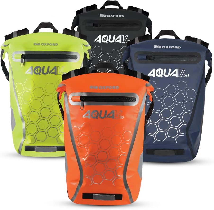 Oxford Unisex Aqua V 20 Wasserdichter Rucksack Einheitsgrösse Schwarz, Einheitsgrösse Schwarz