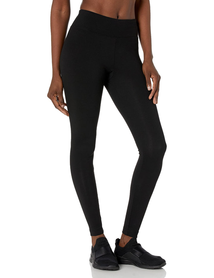 Danskin Damen Signature (Cintura Ancha) Yoga breiter Taille Leggings, Reichhaltiges Schwarz, M