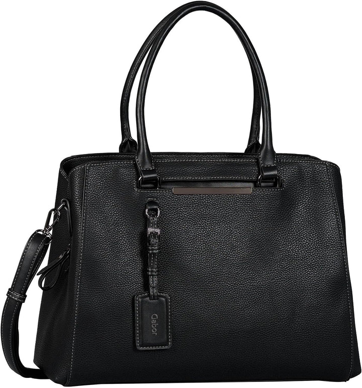 Gabor Tasche Damen, Lora, 40x10,5x29,5 cm, Gabor Tasche Damen Schwarz, Schwarz