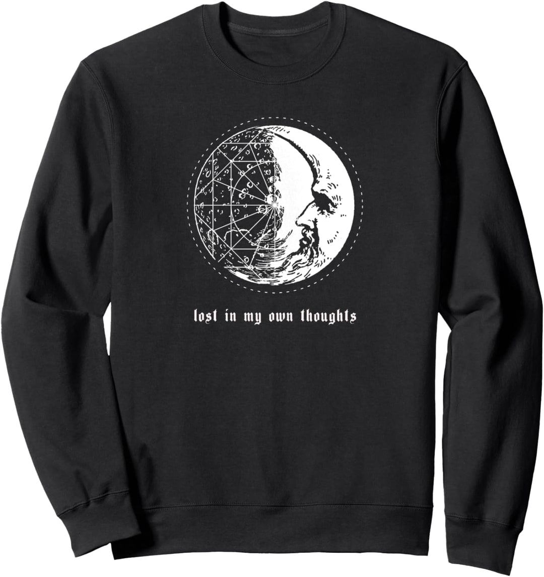 Aesthetic Occult Vintage Mond Gothic Okkult Fashion Goth Sweatshirt