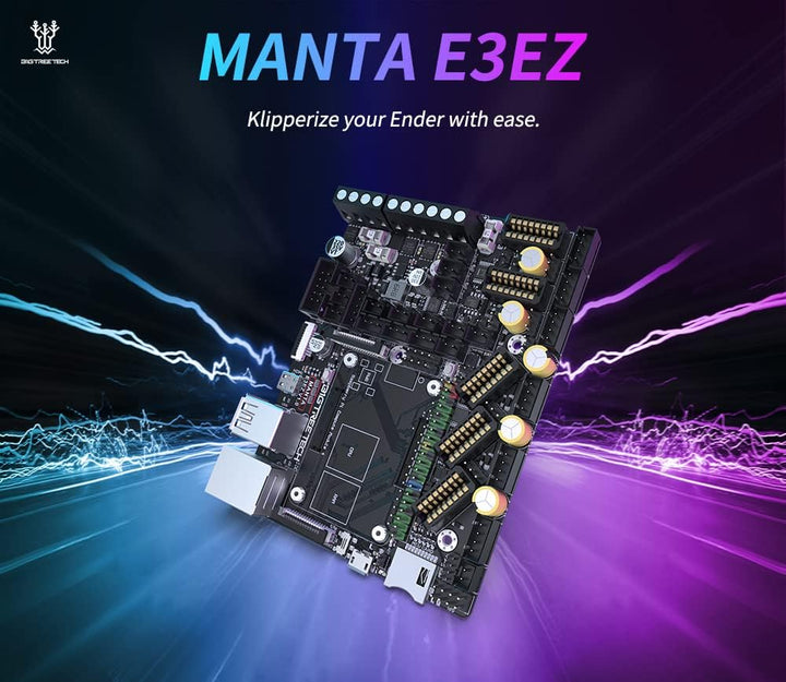 BIGTREETECH Manta E3 EZ Control Board 32Bit, Neues Upgrade Silent Board unterstützt Klipper-Firmware
