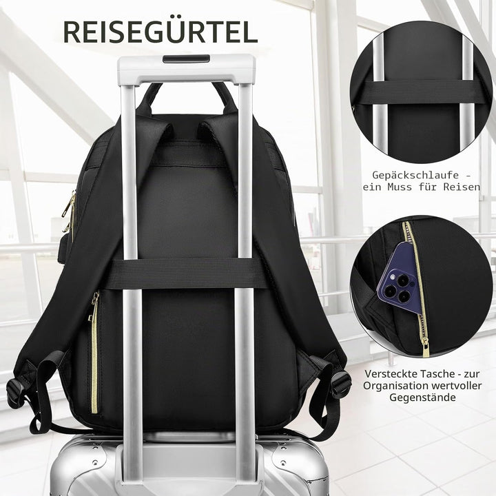 Rucksack Damen 17,3 Zoll Laptoptasche,Schule Rucksack für Uni Studium Student,Damenrucksäcke Arbeits