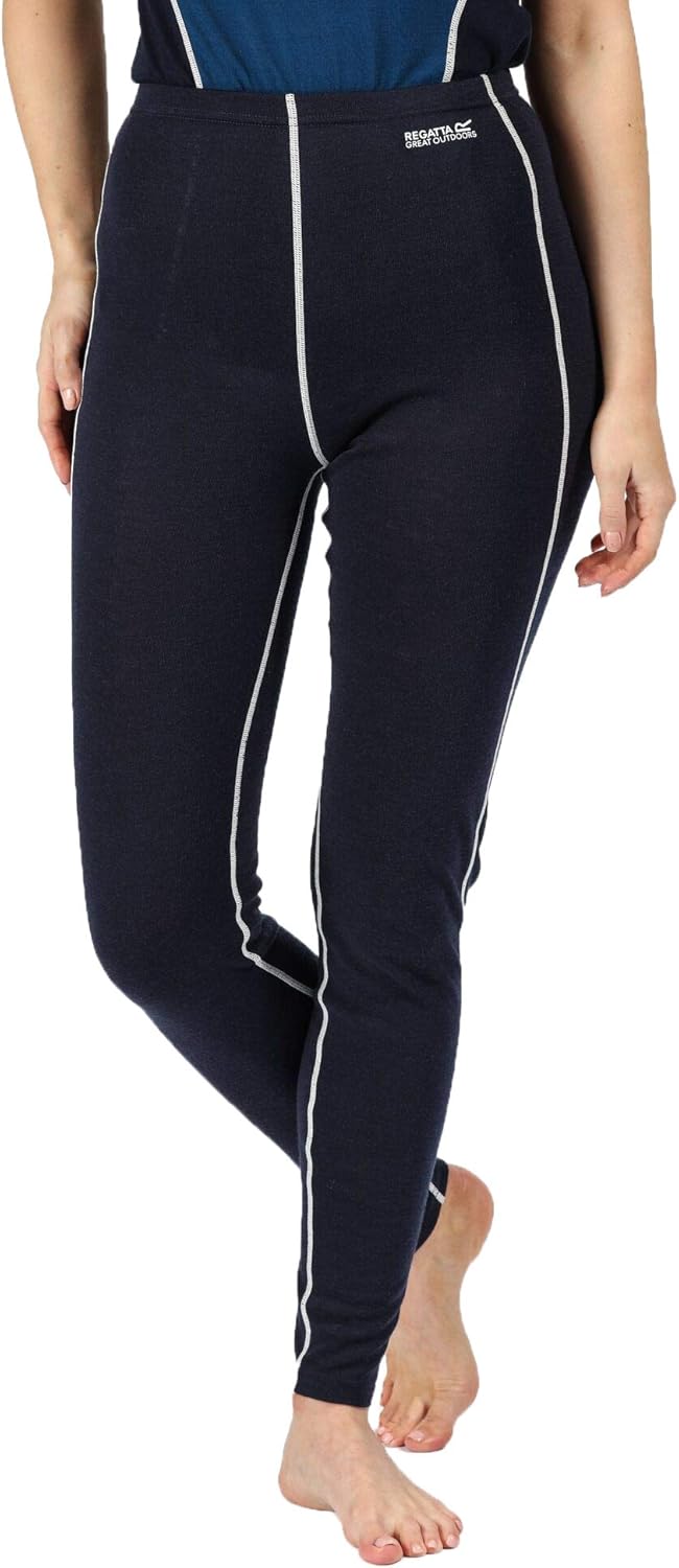 Regatta Damen Womens Zimba Merino Wool Mix Super Soft Odour Control Performance Wicking Bottoms Base