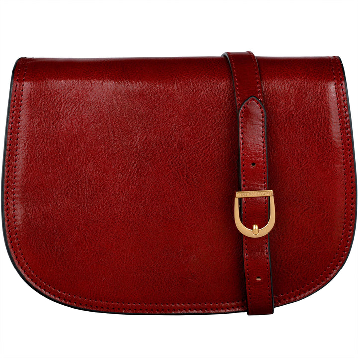 Time Resistance Leder Umhängetasche Damen - Messenger Bags - Arbeitstasche Damen - Schultertasche -