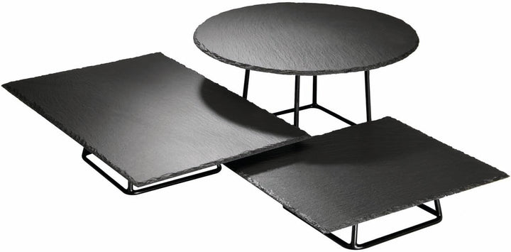 APS 33250 Buffetständer, Tellerständer, Schalenständer, mit Antirutschbeschichtung (PVC), 18 x 18 cm