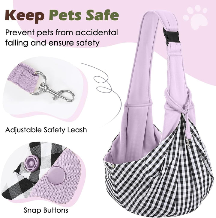 Pawaboo Hundetragetasche für Kleine Hunde, Wendbare, Freihändige Hundetragetaschen, Welpentragetasch