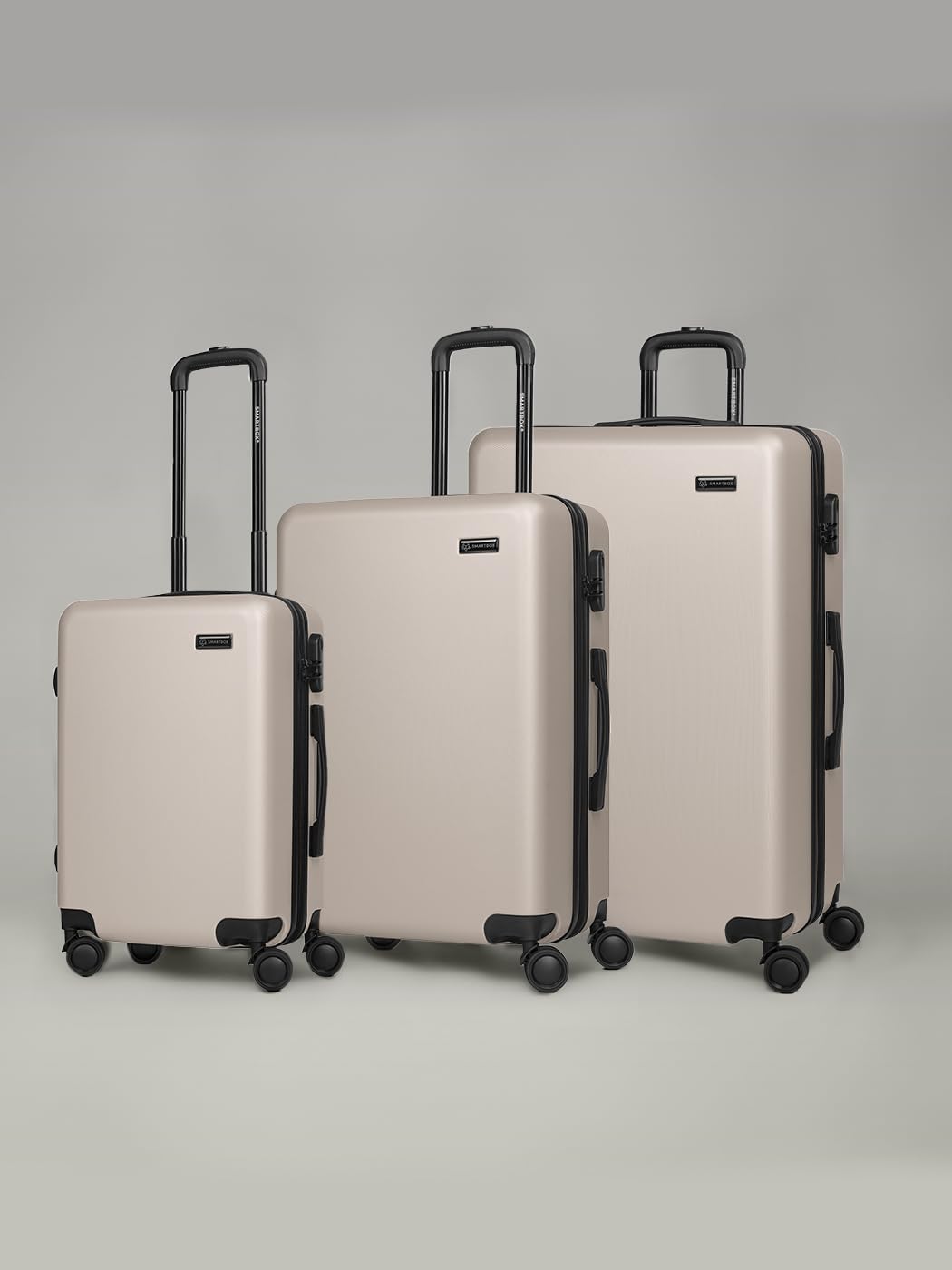 SMARTBOX Hartschalen Koffer-Set 3-teilig für Damen & Herren | leichte & stabile Reise-Trolleys aus h
