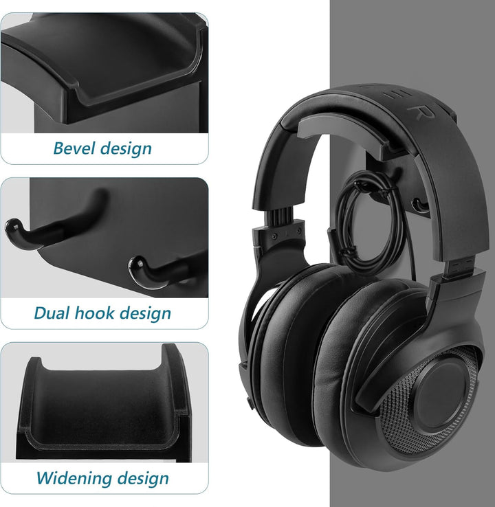 GEEKRIA Gaming Headset Wandhalterung, Wandhalterung für Kopfhörer, Headset Halter, Kompatibel mit Bo