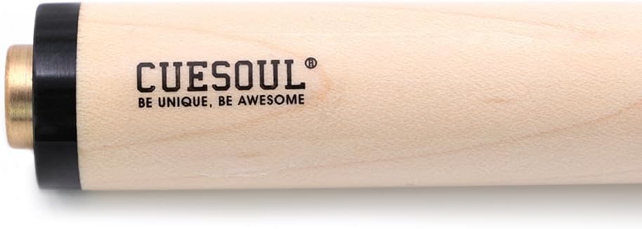 DHOLE CUESOUL 58 "2 Piece Maple Billiard Queue 19 Unzen nur Schiene 12.5mm, nur Schiene 12.5mm