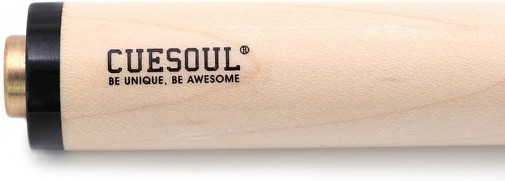 DHOLE CUESOUL 58 "2 Piece Maple Billiard Queue 19 Unzen nur Schiene 12.5mm, nur Schiene 12.5mm