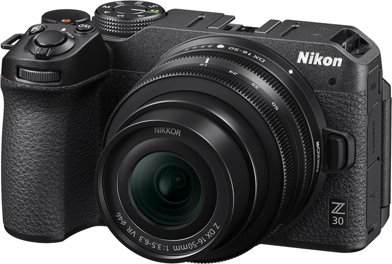 Nikon Z 30 Kit DX 16-50 Mm 1:3.5-6.3 VR + DX 50-250 Mm 1:4.5-6.3 VR (20,9 MP, 11 Bilder Pro Sekunde,