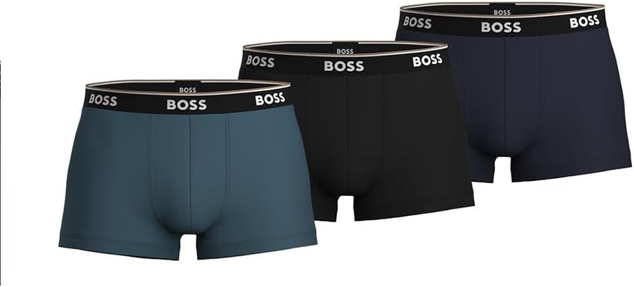 BOSS Herren Trunk, 3er Pack Power EOSP M Open Miscellaneous 972, M Open Miscellaneous 972