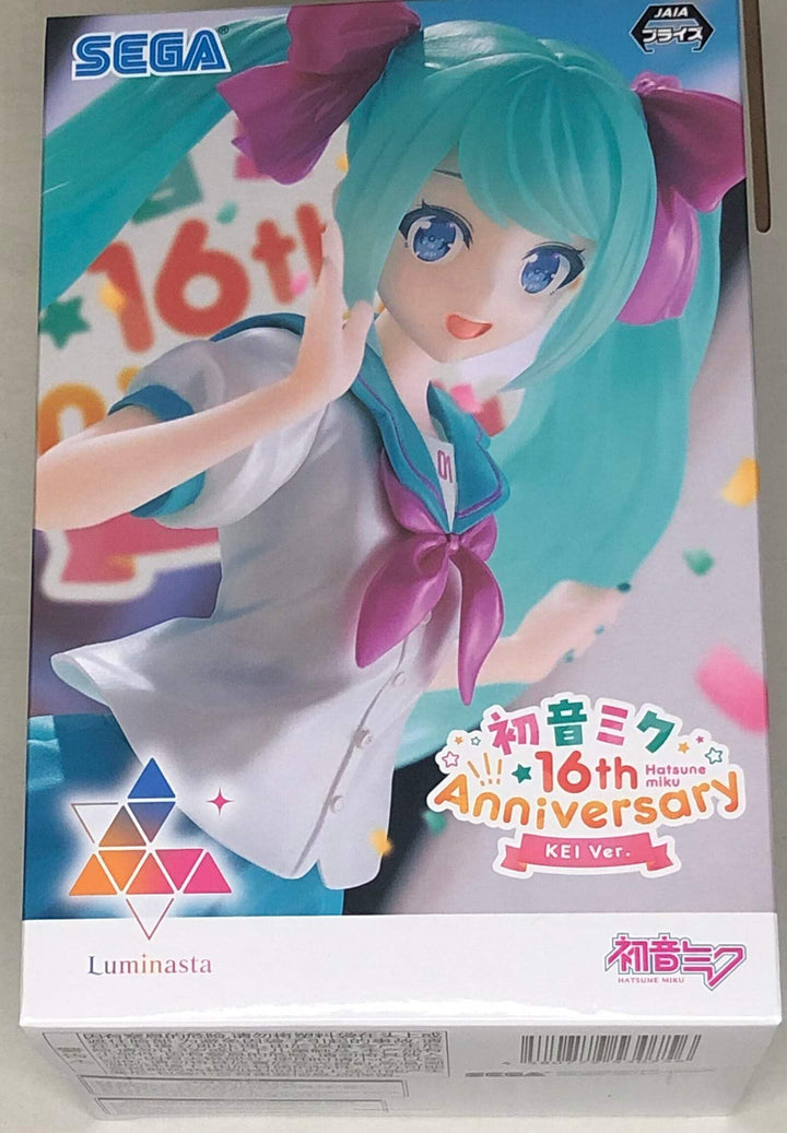 SEGA Goods Hatsune Miku – 16. Geburtstag zu KEI – Figur Luminasta, 18 cm