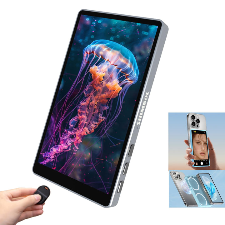 Shimbol CP5 Lite 5” 1080P Full HD Selfie Monitor Bildschirm für iPhone & Android - Wireless Bluetoot