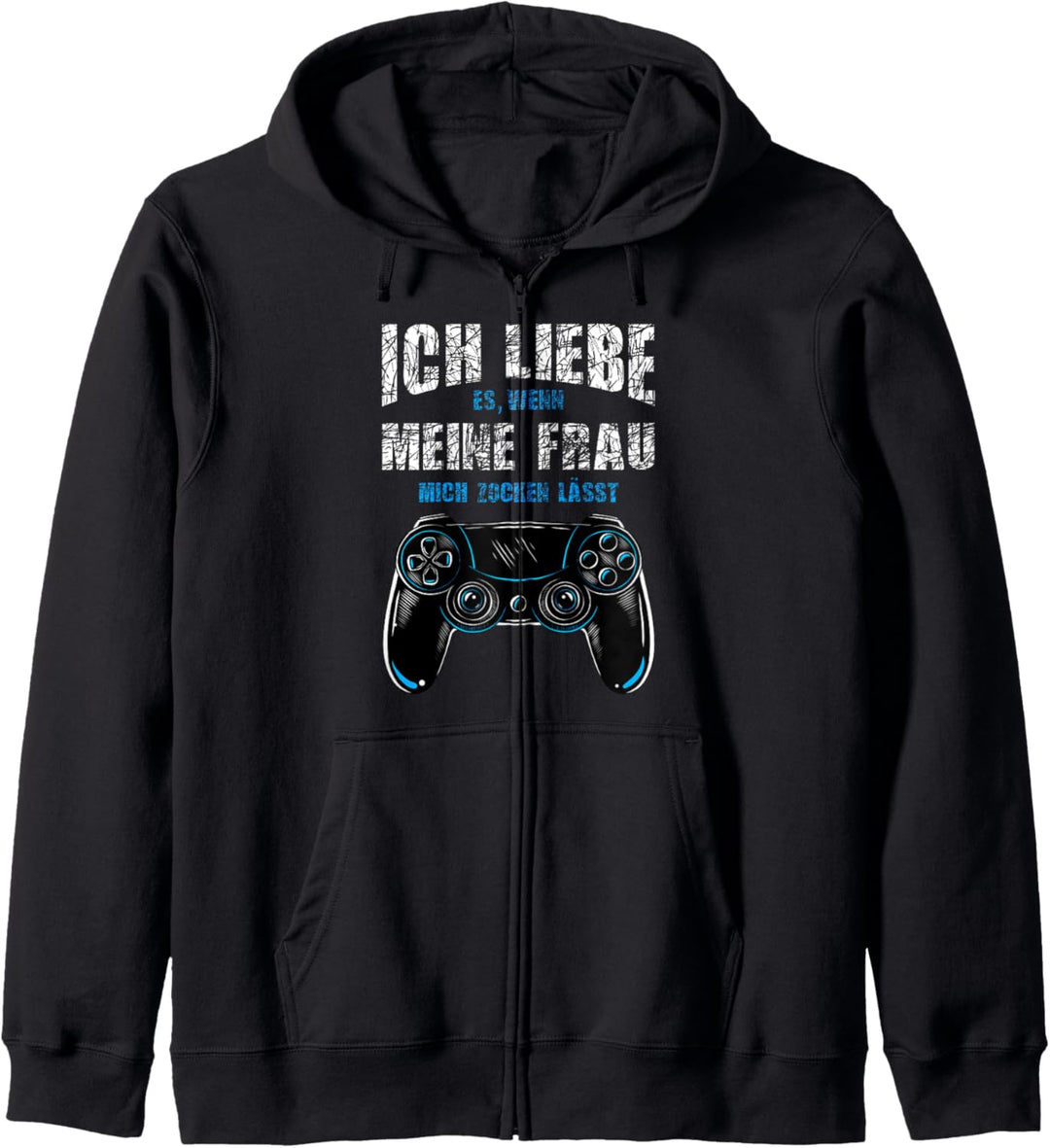 Ich Liebe Es Wenn Meine Frau Mich Zocken Lässt Gamer Kapuzenjacke