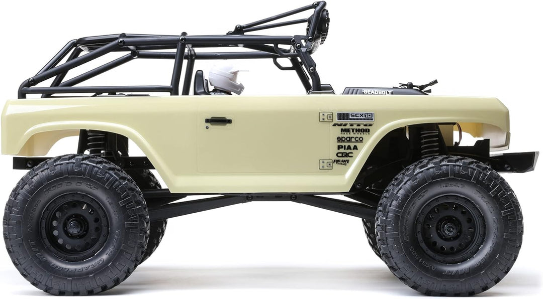 Axial 1/10 SCX10 II Deadbolt 4WD Brushed RTR, Tan