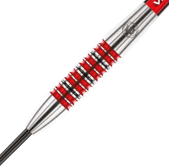 WINMAU Diablo Profi Stahlspitze Wolfram Dartpfeile mit Flüge und Stiele (Wellen) 24g Torpedo, 24g To