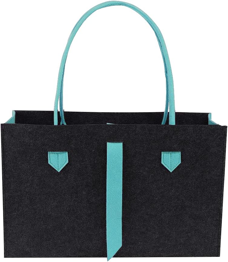 RAIKOU KULT Filz Tasche Shopper; in neuem Design; Filzkorb Einkaufstasche Henkeltasche Zeitungskorb