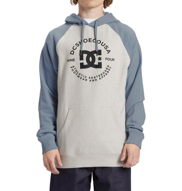 Dcshoes Herren Dc Star Pilot Raglan Ph Sweatshirts (1er Pack) L Snow Heather/Ashley Blue, L Snow Hea
