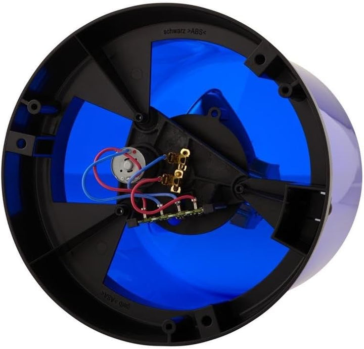 HELLA - Halogen-Rundumkennleuchte - KL 8000 - 12V - blau - Anbau/geschraubt - Stecker: Flachstecker