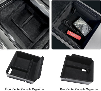 TOPABYTE Centre Console Mittelkonsole Organizer für Tesla Model 3 Highland 2024 Mittelkonsolen-Organ