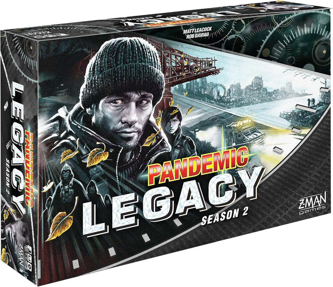 Z-Man Games , Pandemic Legacy Season 2 Black Edition , Board Game , Ages 13+ , For 2 to 4 Players ,