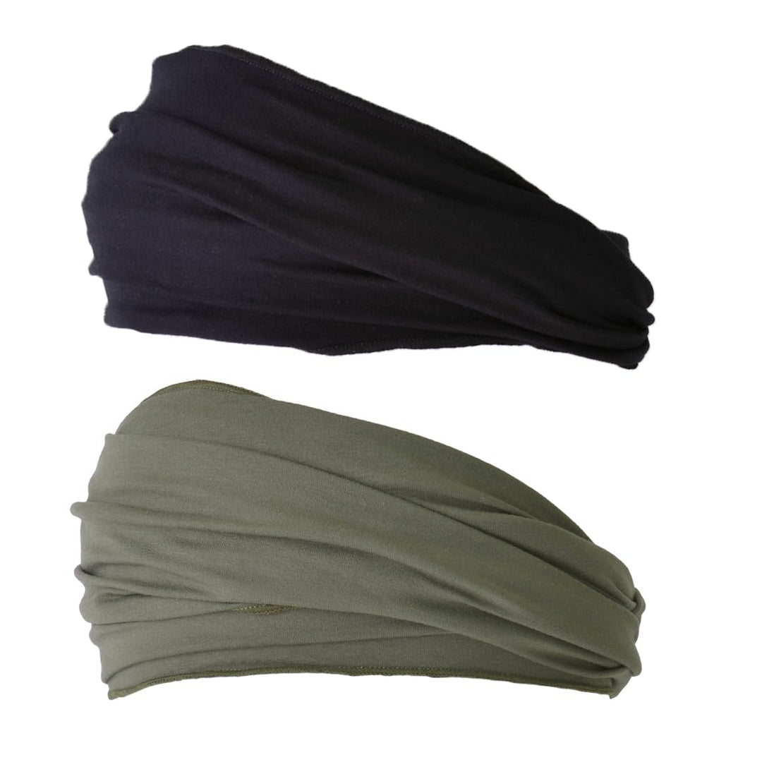 Dünnes Lauf Stirnband Sport Haarband Herren, Bandana Damen Sommer Japanische Mode Lang, Loop Tuch Zu