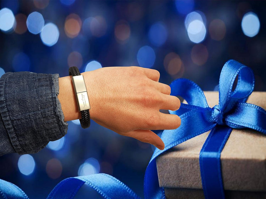 USB-Armband für Herren und Damen, verstellbar, 32 GB, originelle Geschenkidee für Geburtstag, Freund