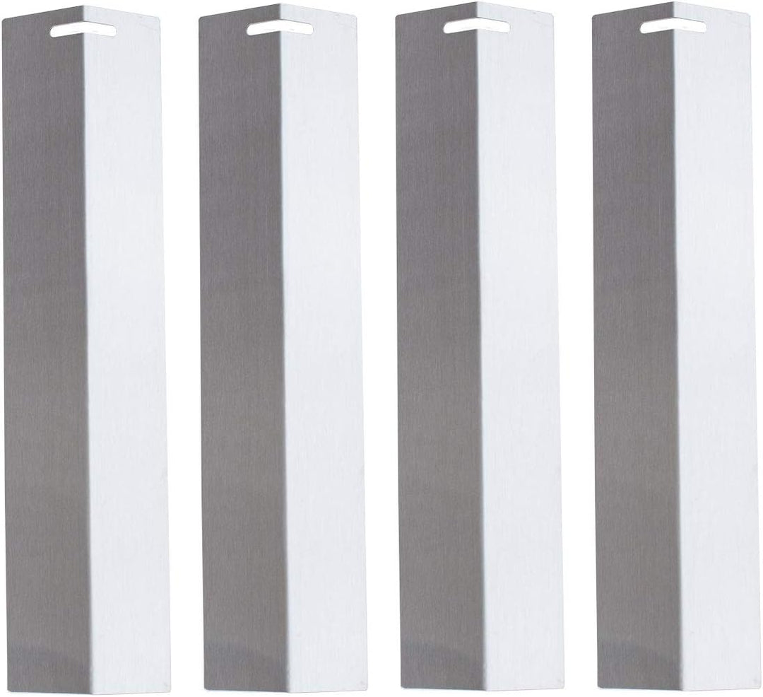 TAINO Basic Set Brennerabdeckung Edelstahl Tropfschutz Flammenverteiler (Basic 4er Set), BASIC 4er S
