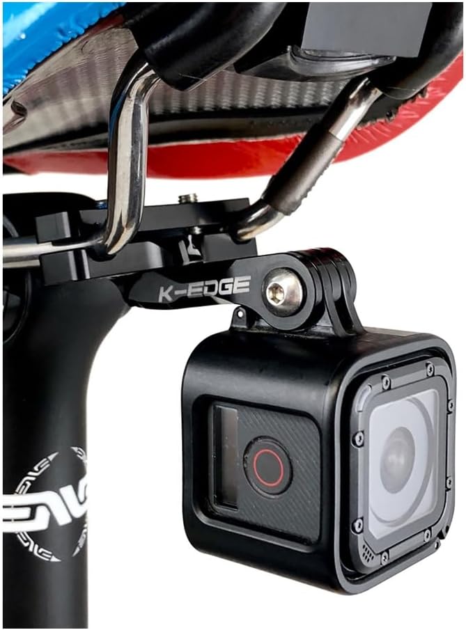 K-Edge Unisex – Erwachsene GO Big GoPro Halterungen, Black Anodize, One Size