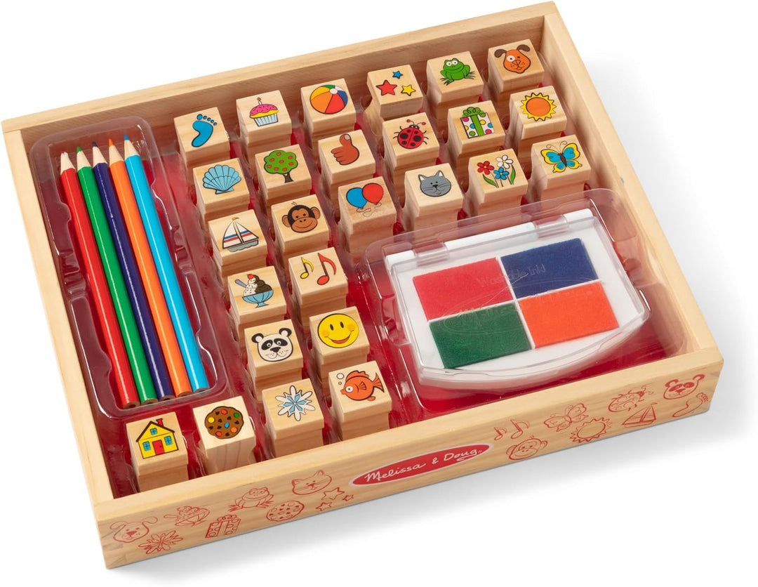 Melissa &amp; Doug Lieblingssachenstempelset | Kunsthandwerk | Stempelset | 3+ | Geschenk für Jungen ode