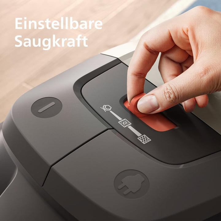 Philips Series 2000 Bodenstaubsauger mit Beutel – Kompakt & Leicht, 800W Motor, HEPA-Filter fängt 99