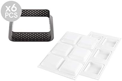 Euroshoppingonline Silikonform, Weiss, 80x80x20mm