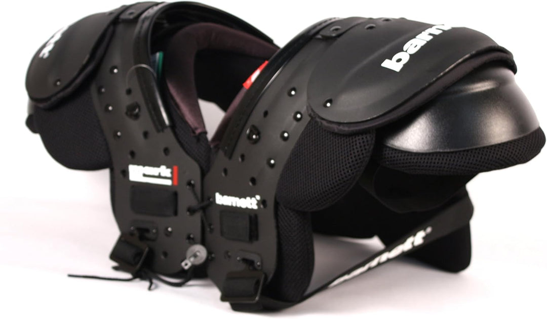 BARNETT Shoulderpad Mark I American Football Schulterschutz Profi, Farbe schwarz, S