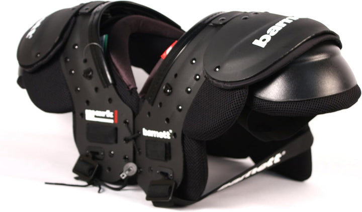 BARNETT Shoulderpad Mark I American Football Schulterschutz Profi, Farbe schwarz, S