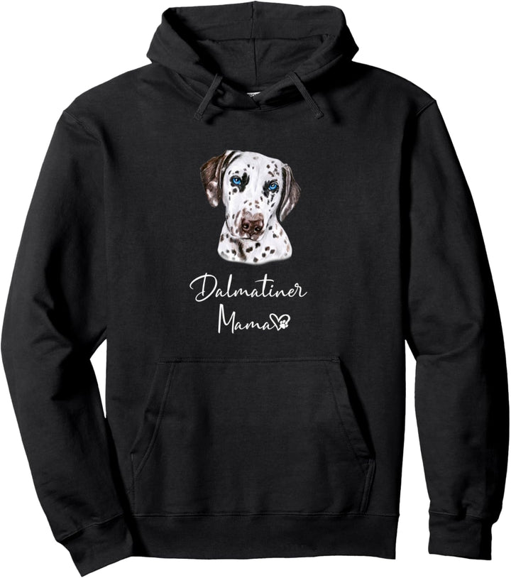 Dalmatiner Mama Hundemama Hund Mami Frauchen Geschenk Pullover Hoodie