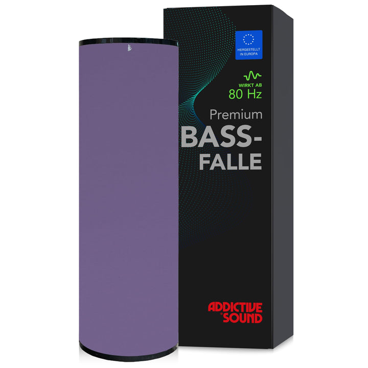 Addictive Sound Premium Schalldämmung Wand 100x30 cm Bassfalle - Akustikpaneele Wand zum Hause, Stud