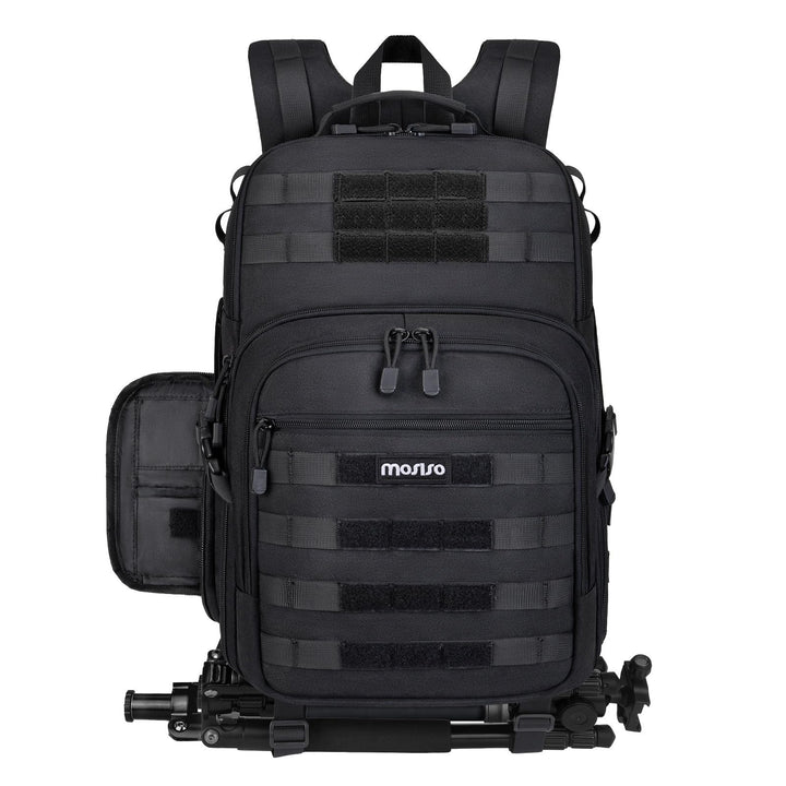 MOSISO Kamerarucksack, DSLR/SLR/Spiegellose Fotografie Taktisch Kamera Tasche Hülle Wandern im Freie
