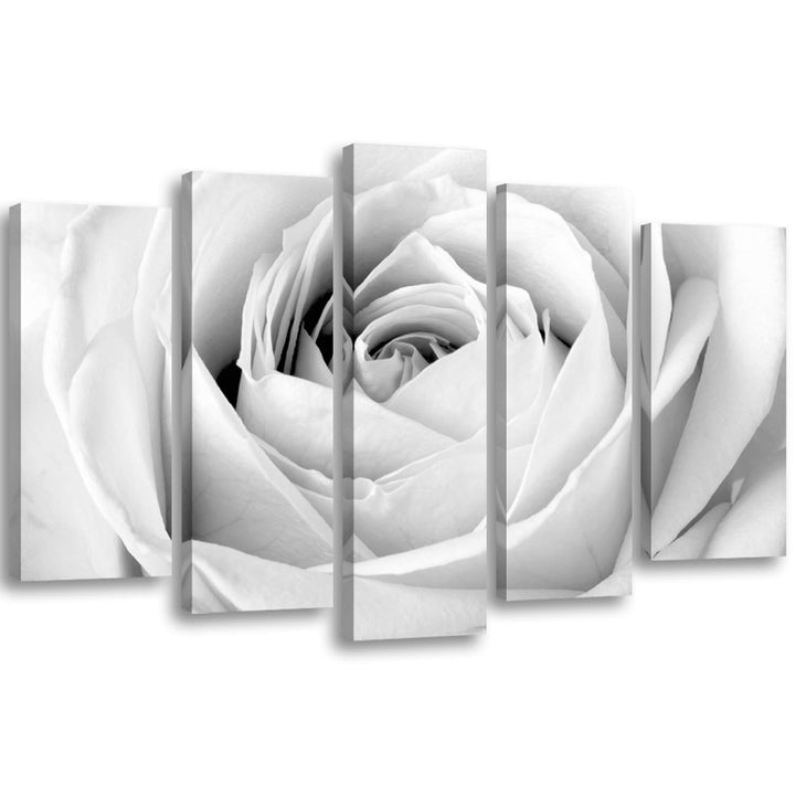Feeby. Leinwandbild - 5 Teile - Bilder, Wand Bild, Wandbilder, Kunstdruck XXL, 5-Teilig, Typ A, 150x