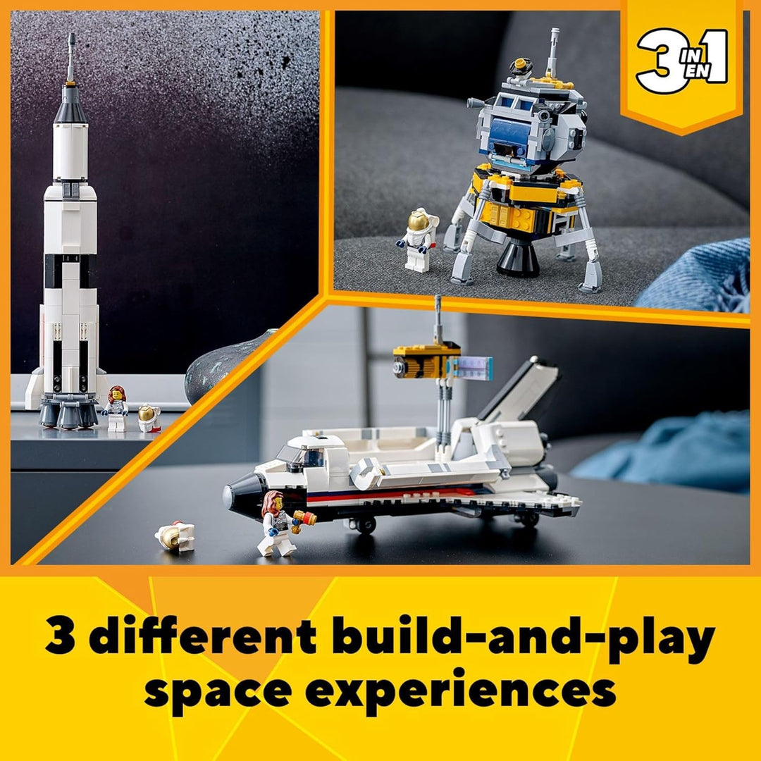 Lego Creator 31117 - 3-in-1 Space Shuttle / Saturn-Rakete / Mondlandefähre (486 Teile)