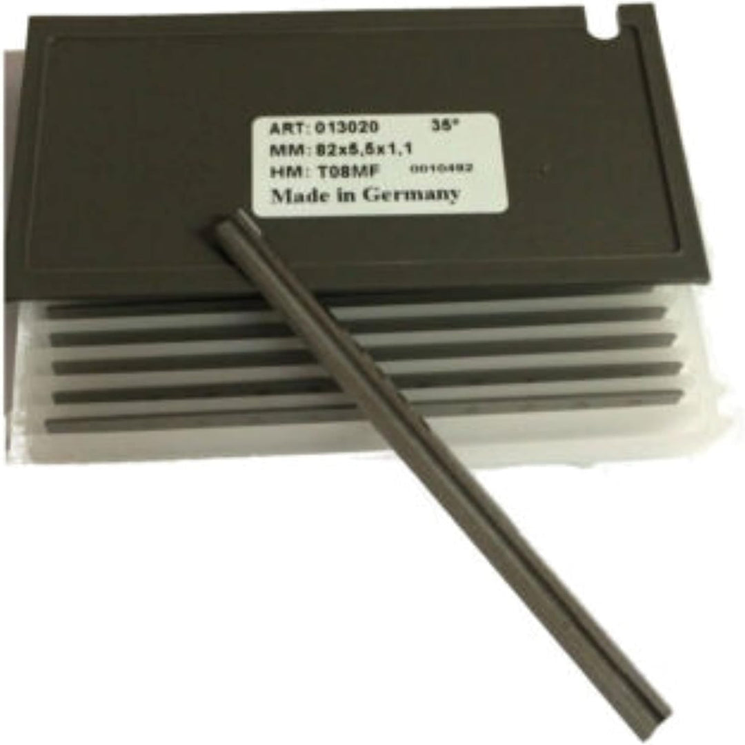 Hobelmesser 82 mm für Makita D-35302 Hartmetall HM Hobelmesser 82mm auch passend für Bosch 10er Pack