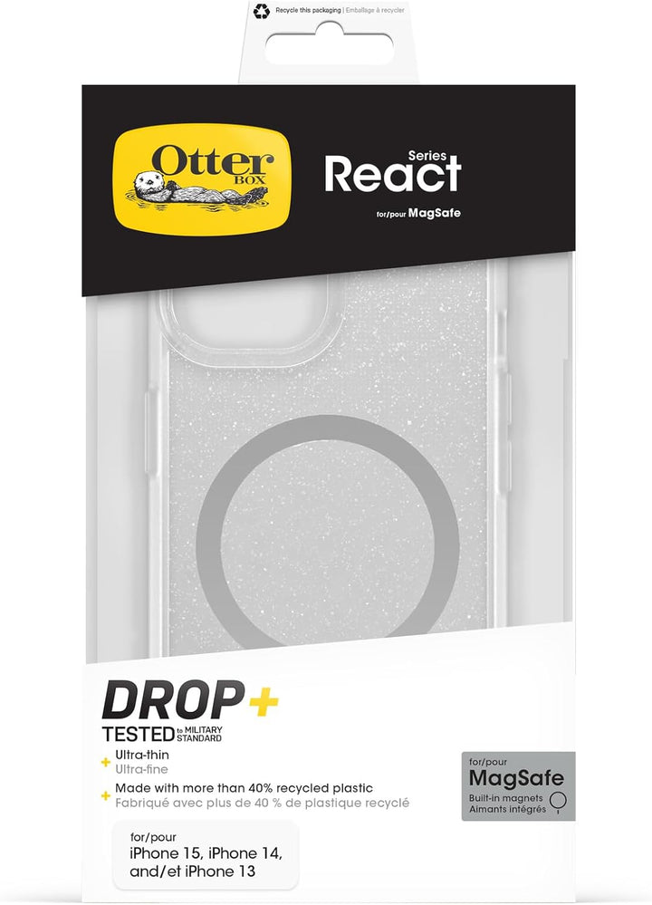 OtterBox React Series MagSafe Hülle für iPhone 16e/15/14/13, stossfest, sturzsicher, ultraschlank, s