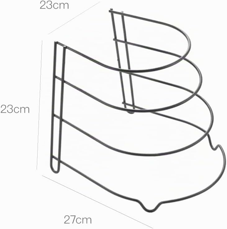 Canyon Lava Bratpfannenablage 24x26x23cm TouchTherm, Schwarz, Schwarz