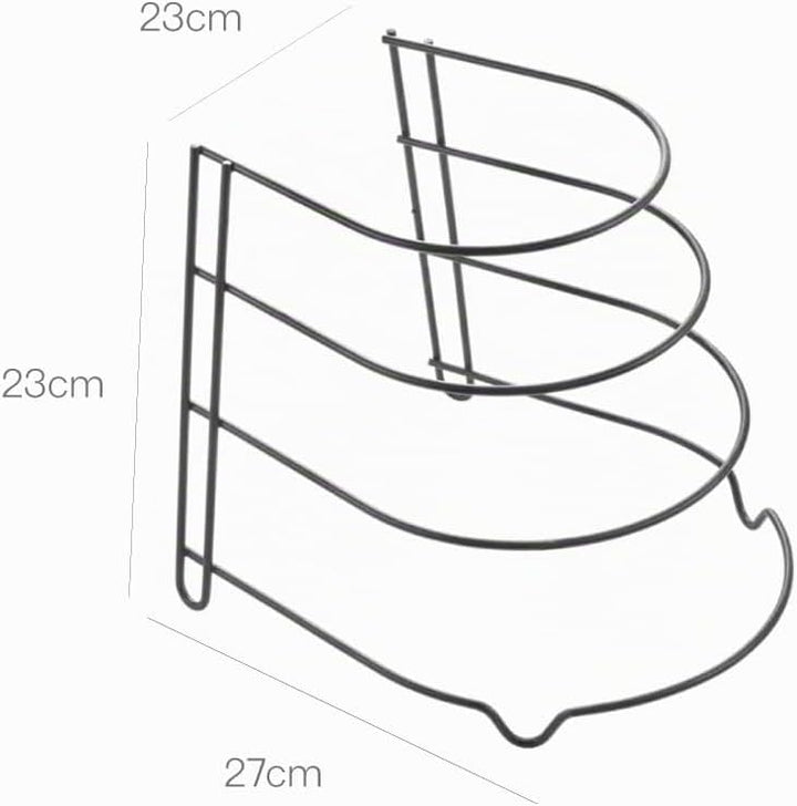 Canyon Lava Bratpfannenablage 24x26x23cm TouchTherm, Schwarz, Schwarz