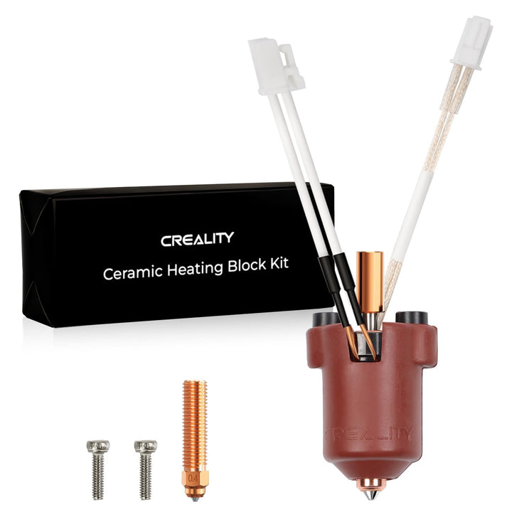 Creality Offizielles Ender 3 V3 KE Hotend, Ender 3 V3 KE Keramik-Heizblock-Kit mit bimetallischer Ma