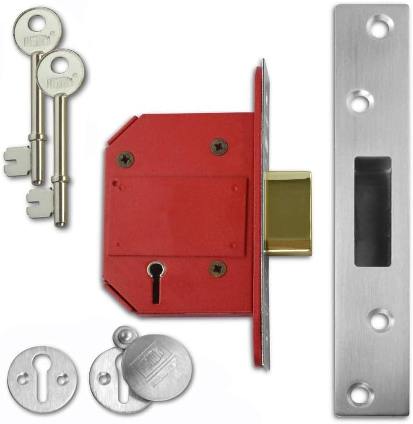 Union SB 2100S BS 5 Lever Mortice Deadlock 68mm